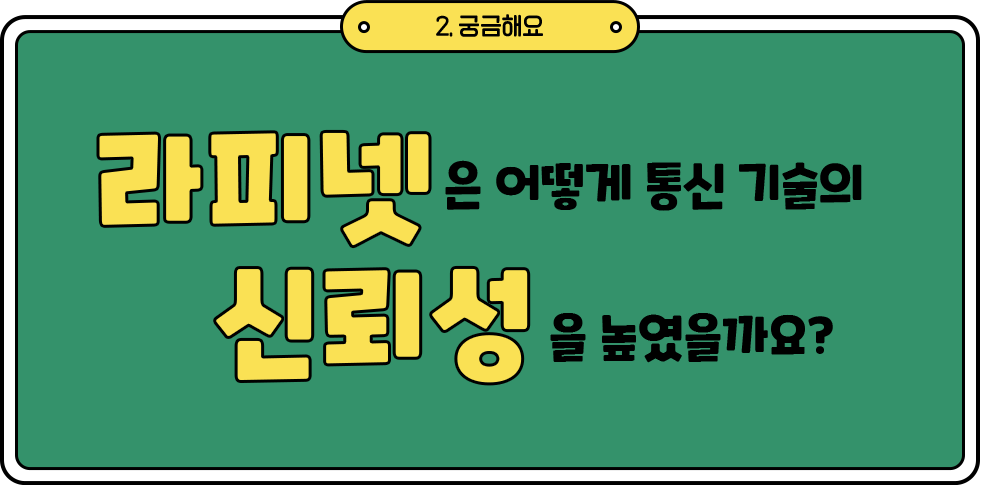 라피넷은 어떻게 통신 기술의 신뢰성을 높였을까요?