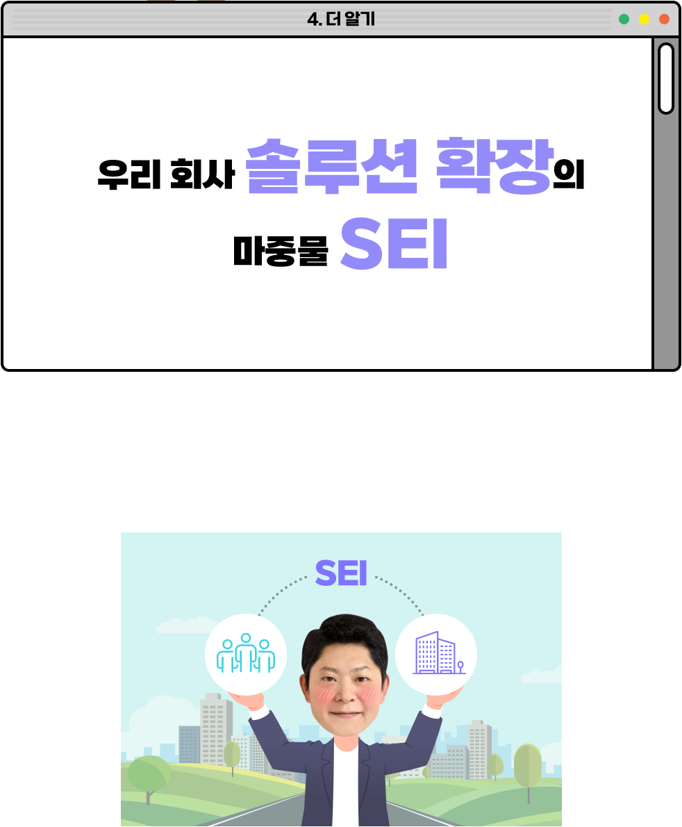 우리 회사 솔루션 확장의 마중물 SEI